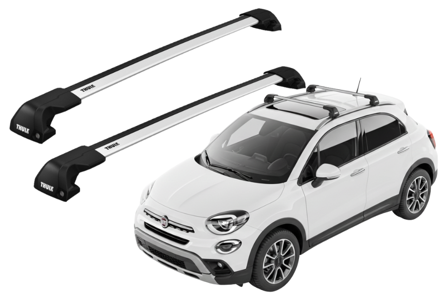 Barras THULE EDGE Flush para autos FIAT 500x desde 2015