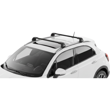 Barras THULE EDGE Flush para autos FIAT 500x desde 2015 negro