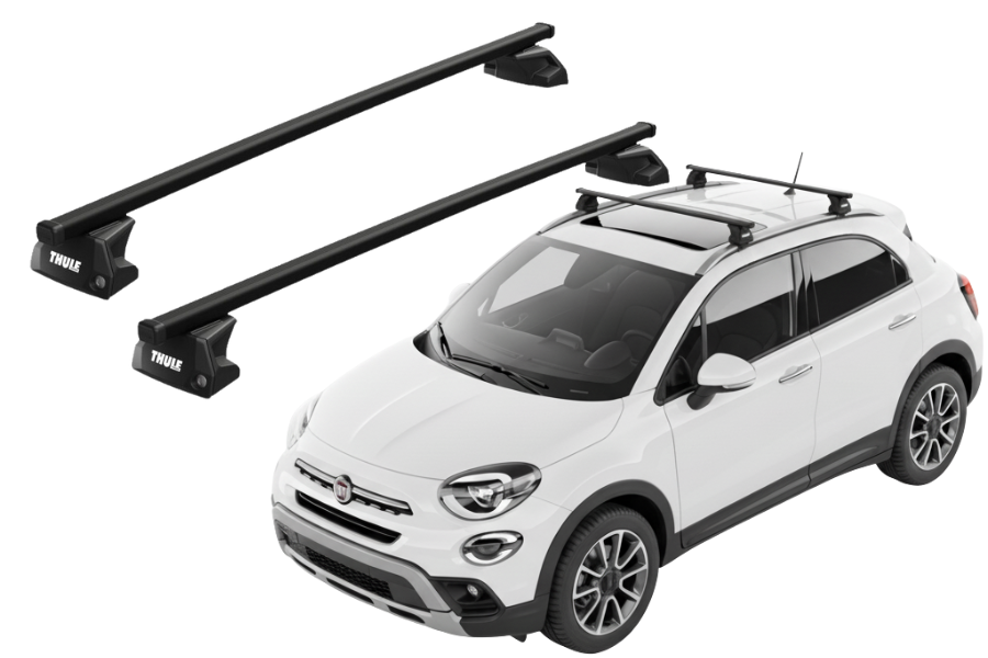 Barras THULE EVO SquareBar para autos FIAT 500X desde 2015