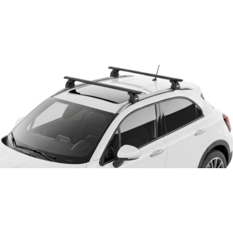 Barras THULE EVO WingBar para autos FIAT 500x desde 2015 negro