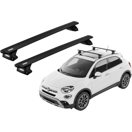 Barras THULE EVO WingBar para autos FIAT 500x desde 2015 negro