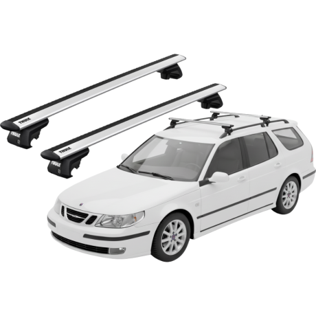 Barras THULE EVO WingBar para autos SAAB 9-5 1998 a 2010