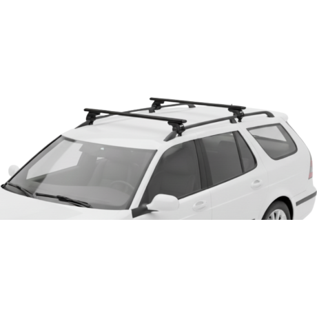 Barras THULE EVO WingBar para autos SAAB 9-5 1998 a 2010 negro