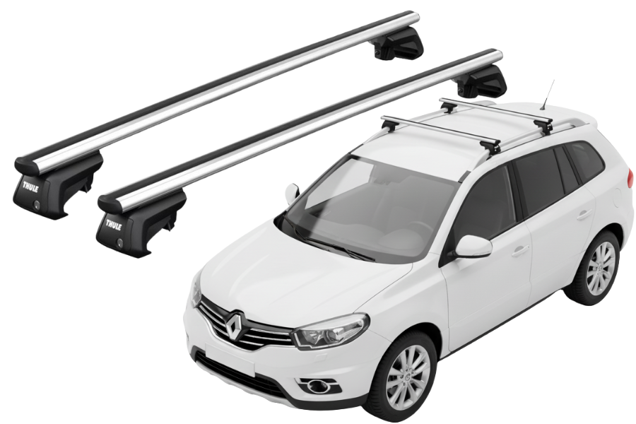 Barras THULE SmartRack XT AluBar para autos RENAULT Koleos 2008 a 2016