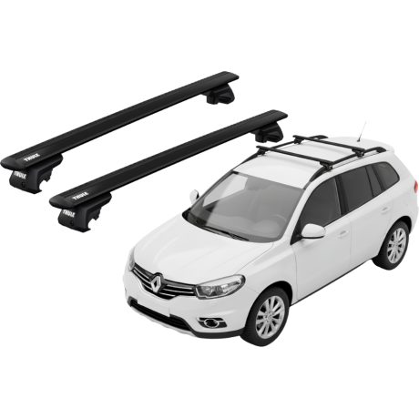 Barras THULE EVO WingBar para autos RENAULT Koleos 2008 a 2016 negro