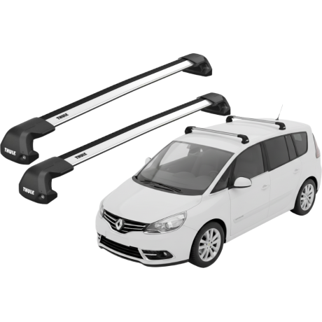 Barras THULE EDGE Flush para autos RENAULT Espace desde 2003-2015
