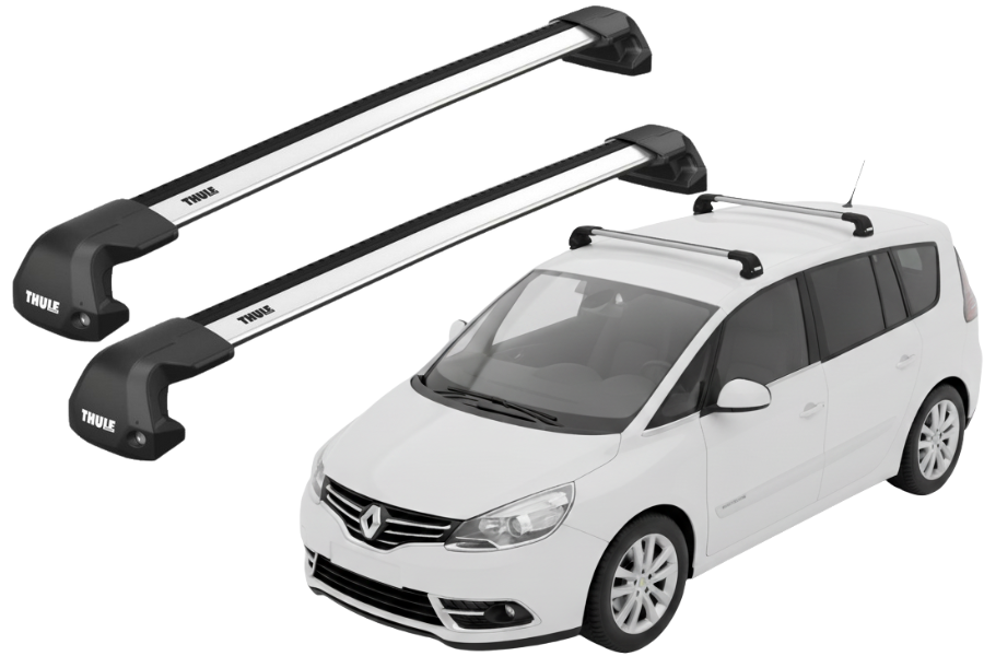 Barras THULE EDGE Flush para autos RENAULT Espace desde 2003-2015