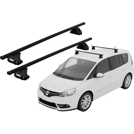 Barras THULE EVO SquareBar para autos RENAULT Espace desde 2003-2015