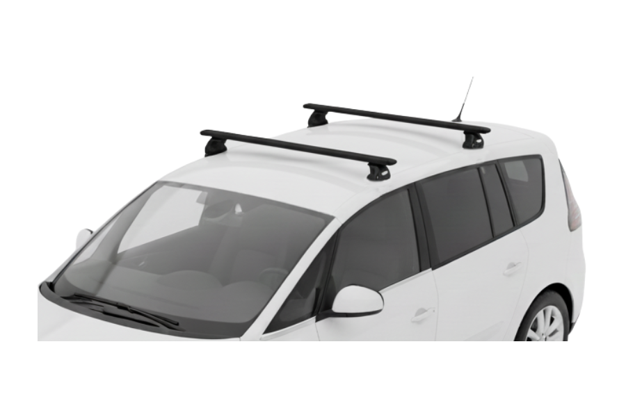 Barras THULE EVO WingBar para autos RENAULT Espace desde 2003-2015 negro