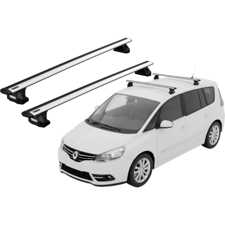 Barras THULE EVO WingBar para autos RENAULT Espace desde 2003-2015