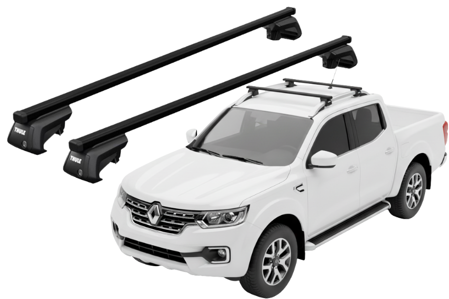 Barras THULE EVO SquareBar para camioneta RENAULT Alaskan desde 2018 - 2020