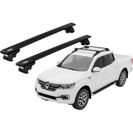 Barras THULE EVO WingBar para camioneta RENAULT Alaskan desde 2018 - 2020 negro