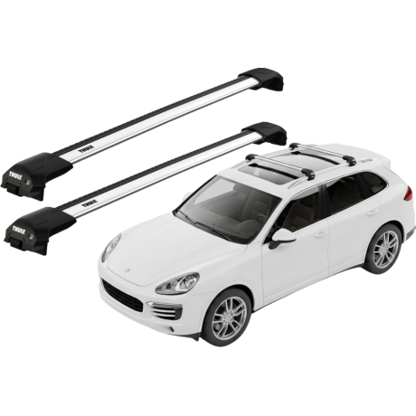 Barras THULE EDGE Flush para autos PORSCHE Cayenne 2010 a 2017