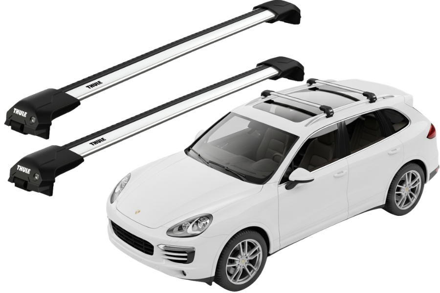 Barras THULE EDGE Flush para autos PORSCHE Cayenne 2010 a 2017