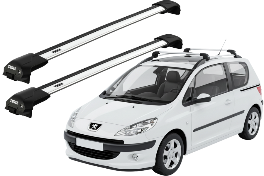 Barras THULE EDGE Flush para autos PEUGEOT 1007 2005 a 2009