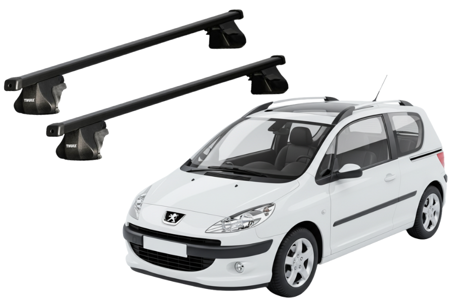Barras THULE SmartRack para autos PEUGEOT 1007 2005 a 2009
