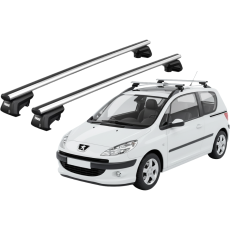 Barras THULE SmartRack XT AluBar para autos PEUGEOT 1007 2005 a 2009