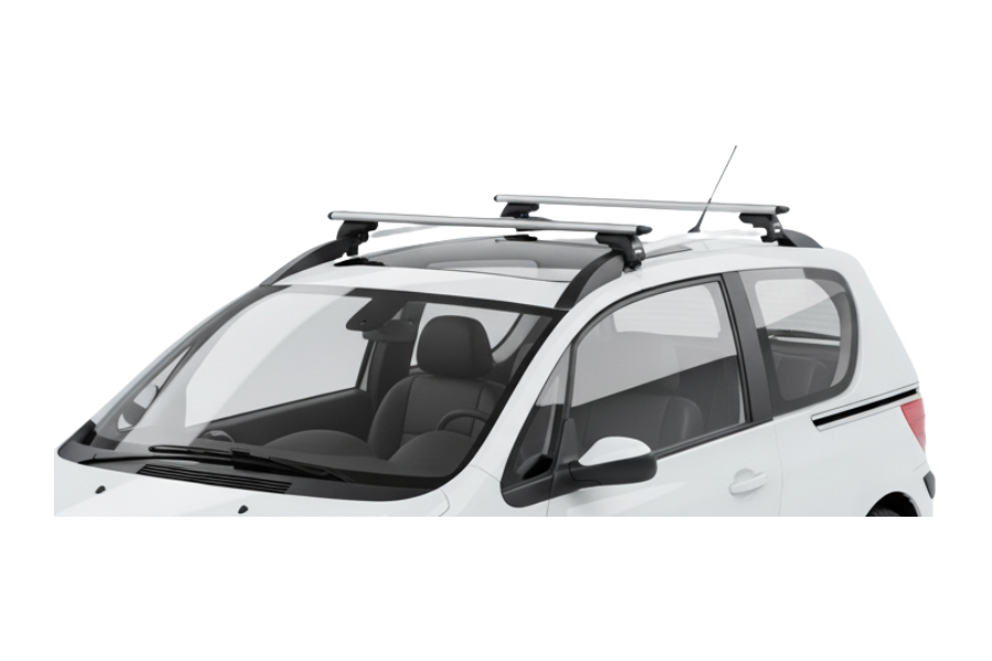 Barras THULE EVO WingBar para autos PEUGEOT 1007 2005 a 2009