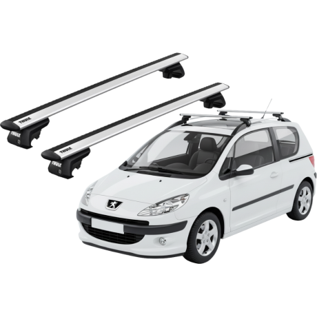 Barras THULE EVO WingBar para autos PEUGEOT 1007 2005 a 2009