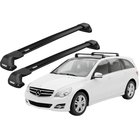 Barras THULE EDGE Flush para autos SUBARU XV 2012 a 2015 negro