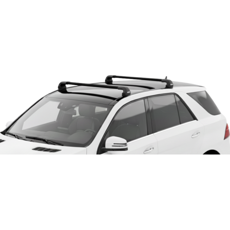 Barras THULE EDGE Flush para autos SUBARU XV 2012 a 2015 negro