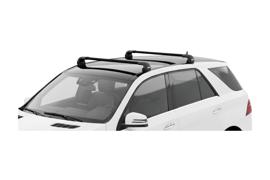 Barras THULE EDGE Flush para autos SUBARU XV 2012 a 2015 negro