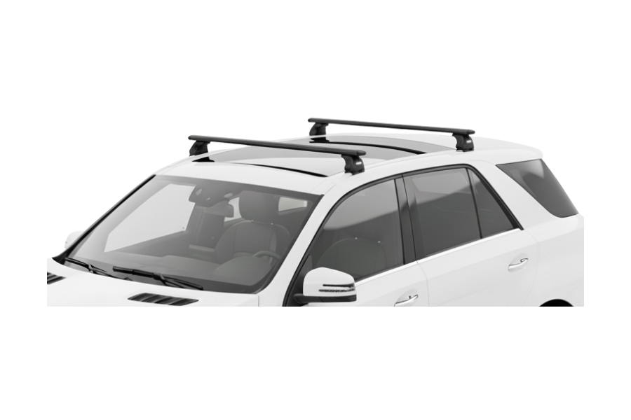 Barras THULE EVO WingBar para autos MERCEDES BENZ R-Class (W251) 2006 a 2015 negro