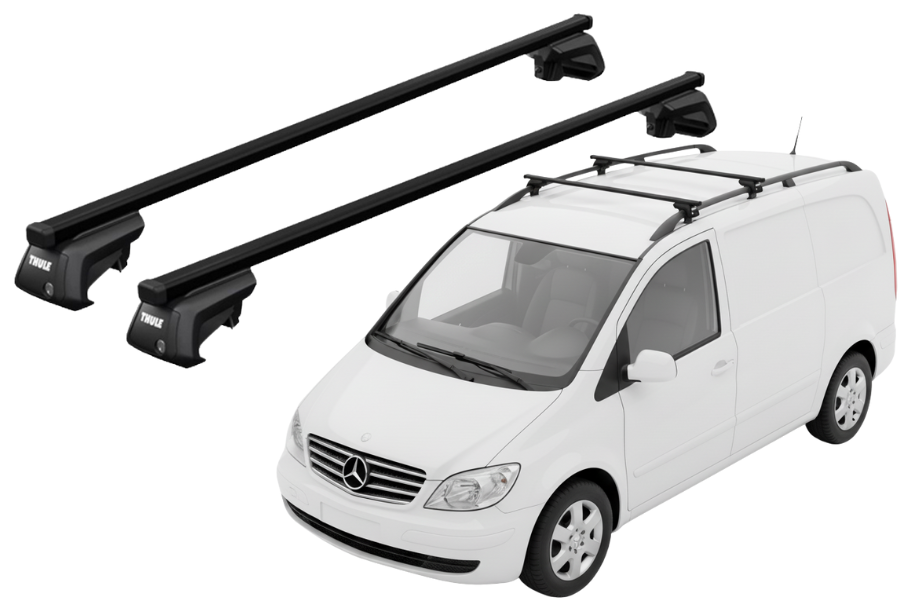 Barras THULE SmartRack XT para autos MERCEDES BENZ Vaneo 2002 a 2005