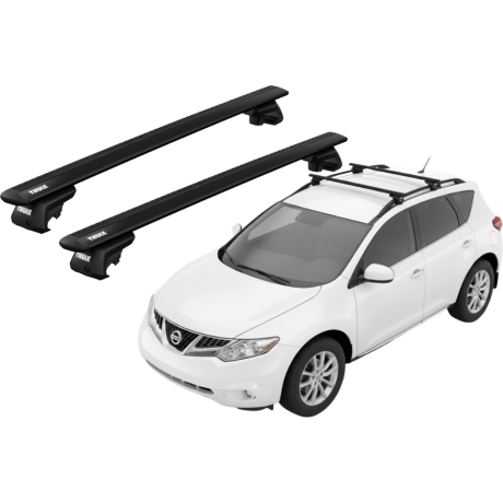 Barras THULE EVO WingBar para autos NISSAN Murano 2003 a 2014 negro