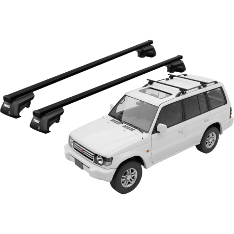Barras THULE SmartRack XT para autos MITSUBISHI Montero 1991 a 2000