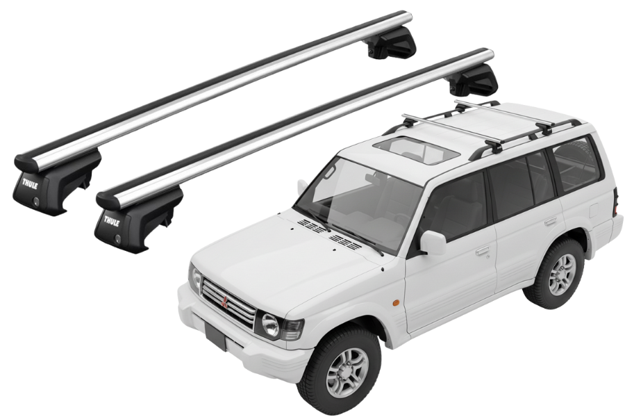 Barras THULE SmartRack XT AluBar para autos MITSUBISHI Montero 1991 a 2000