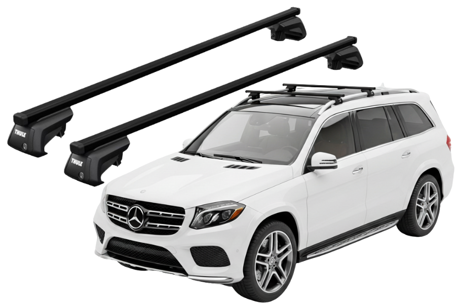 Barras THULE SmartRack XT para autos MERCEDES BENZ GLS (X166) 2016 a 2019