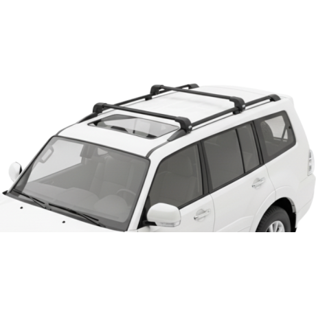 Barras THULE EDGE Flush para autos MITSUBISHI Montero desde 2007 - 2020 negro