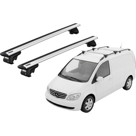 Barras THULE EVO WingBar para autos MERCEDES BENZ Vaneo 2002 a 2005