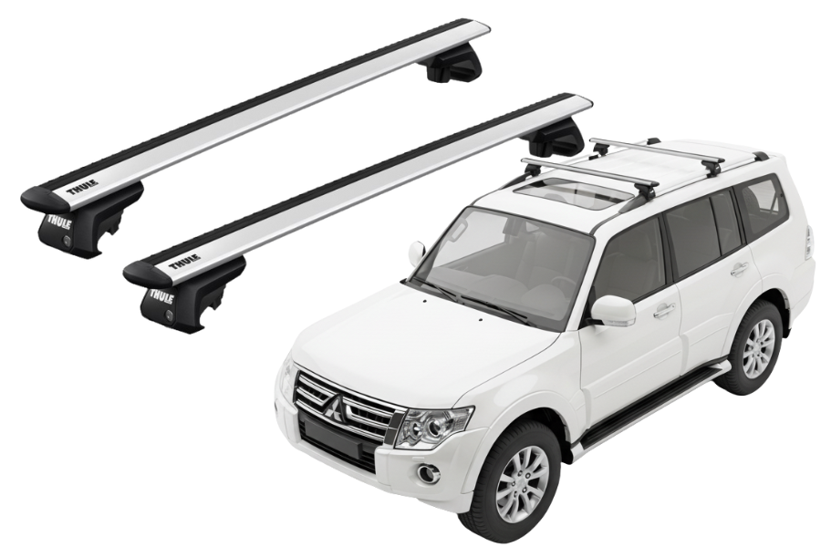Barras THULE EVO WingBar para autos MITSUBISHI Montero desde 2007 - 2020