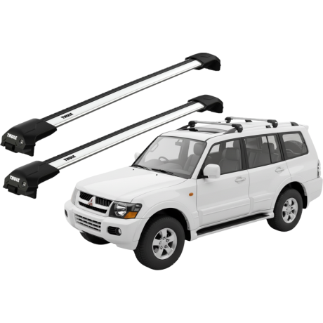 Barras THULE EDGE Flush para autos MITSUBISHI Montero 2005 a 2006