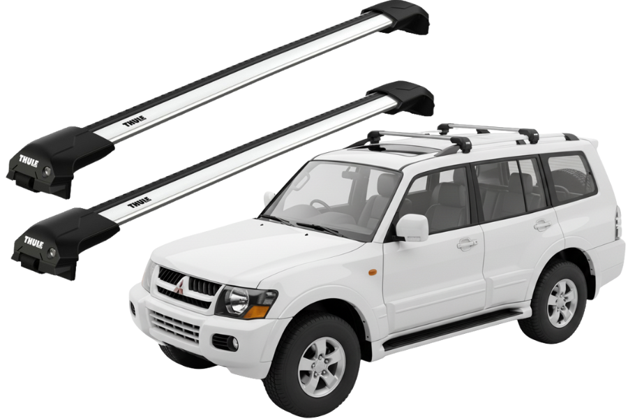 Barras THULE EDGE Flush para autos MITSUBISHI Montero 2005 a 2006