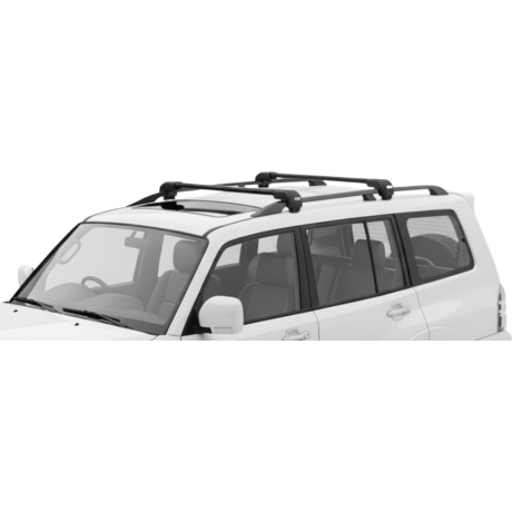 Barras THULE EDGE Flush para autos MITSUBISHI Montero 2005 a 2006 negro
