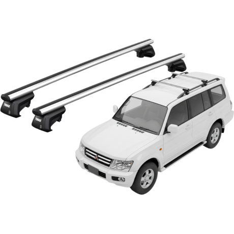 Barras THULE SmartRack XT AluBar para autos MITSUBISHI Montero 1999 a 2006