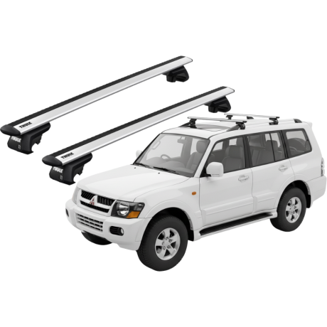 Barras THULE EVO WingBar para autos MITSUBISHI Montero 2005 a 2006
