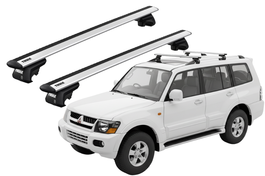 Barras THULE EVO WingBar para autos MITSUBISHI Montero 2005 a 2006
