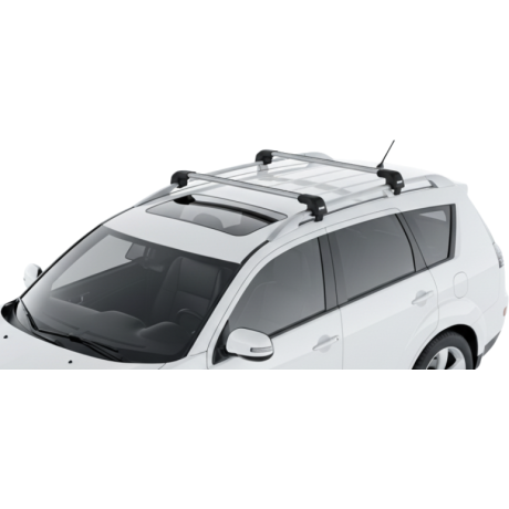 Barras THULE EDGE Flush para autos MITSUBISHI Outlander 2006 a 2012