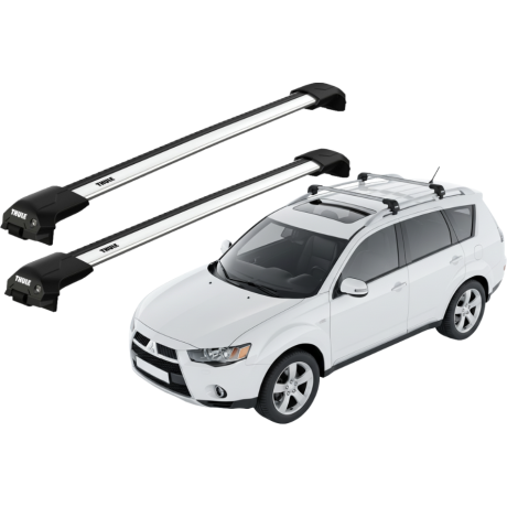 Barras THULE EDGE Flush para autos MITSUBISHI Outlander 2006 a 2012