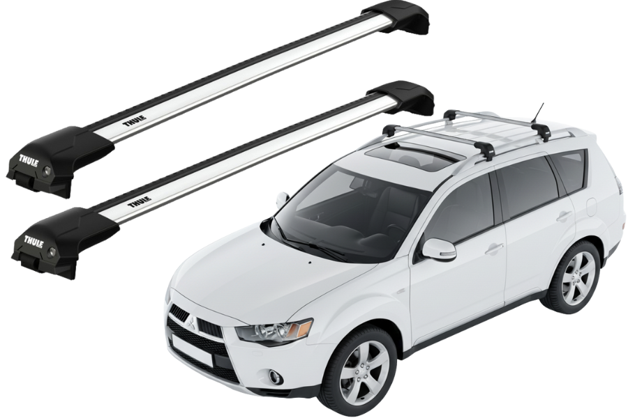 Barras THULE EDGE Flush para autos MITSUBISHI Outlander 2006 a 2012