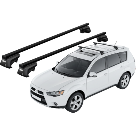Barras THULE SmartRack XT para autos MITSUBISHI Outlander 2006 a 2012