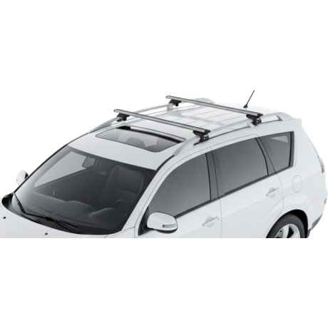 Barras THULE EVO WingBar para autos MITSUBISHI Outlander 2006 a 2012