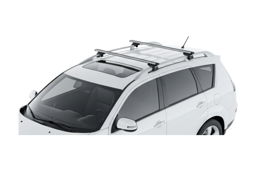 Barras THULE EVO WingBar para autos MITSUBISHI Outlander 2006 a 2012