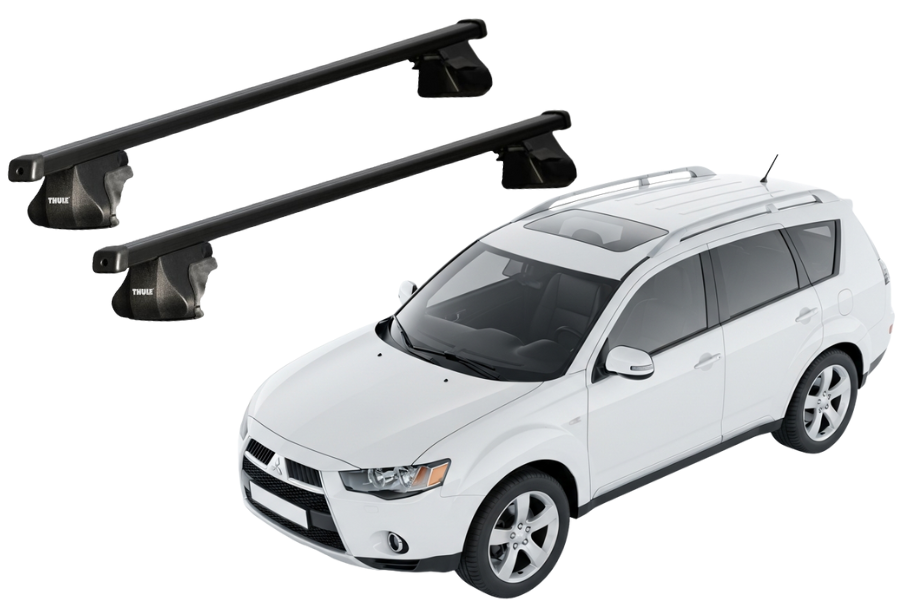 Barras THULE SmartRack para autos MITSUBISHI Outlander 2006 a 2012