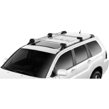 Barras THULE EDGE Flush para autos MITSUBISHI Endeavor 2006 a 2011