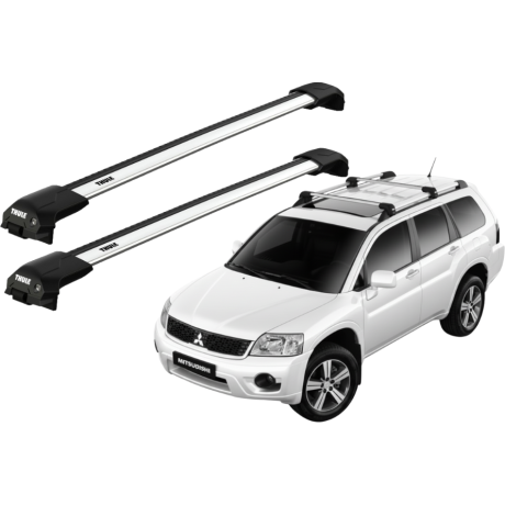Barras THULE EDGE Flush para autos MITSUBISHI Endeavor 2006 a 2011